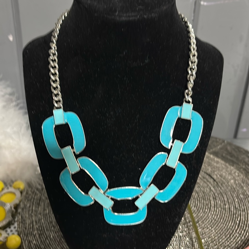 Blue Statement Necklace